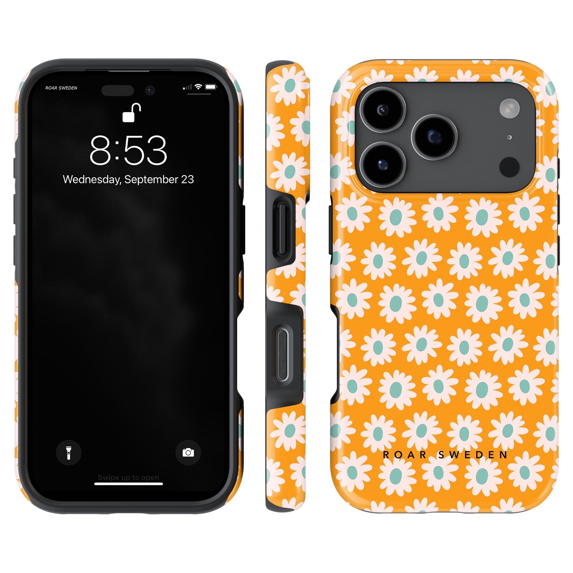 Tough mobilskal – Vårblomma Orange