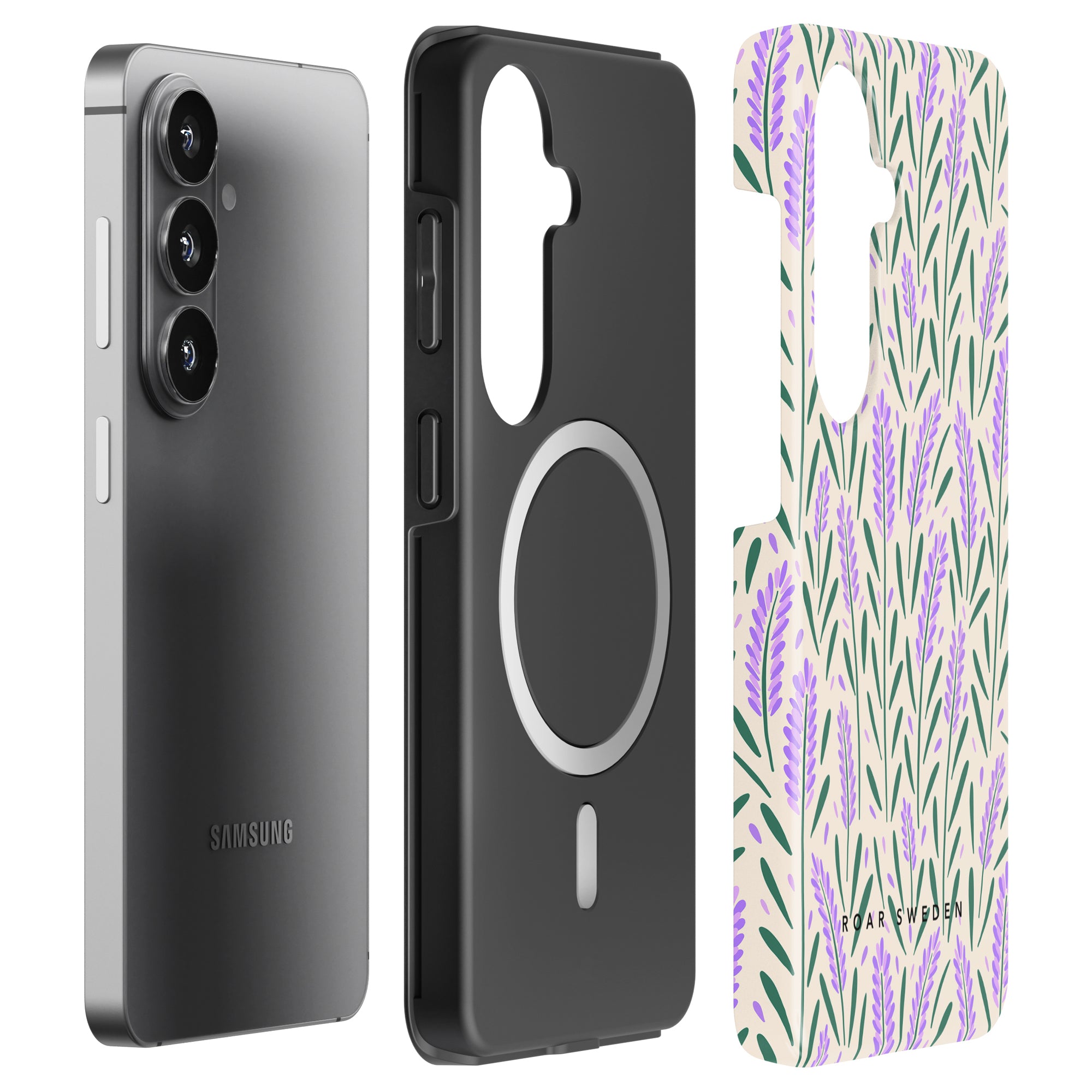 Wild Lavender - Magnetisk robust telefoncover